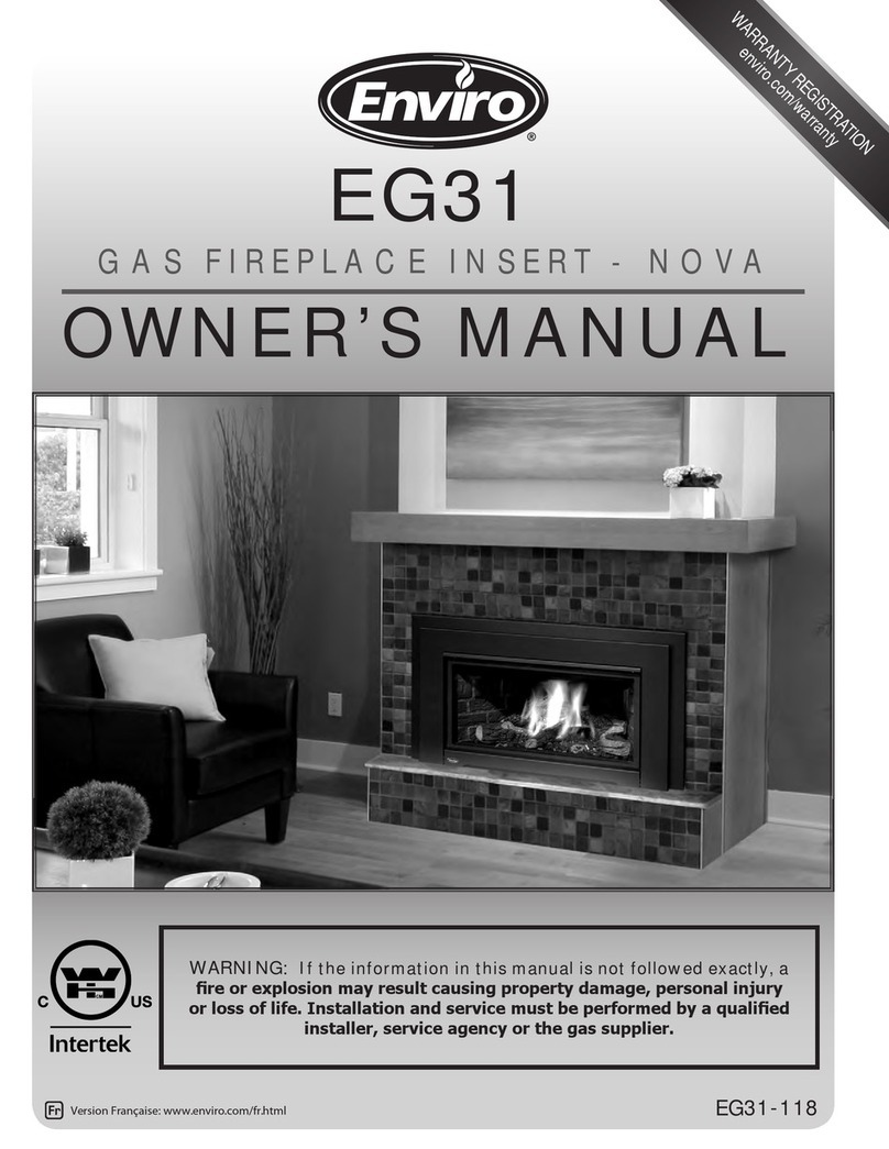 Enviro EG31 Nova owner's manual Enviro EG31 Nova owner's manual