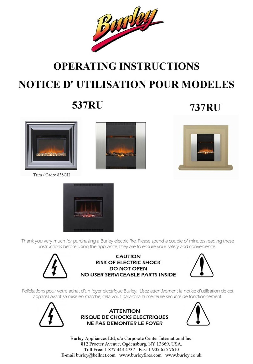 Burley 537RU operating instructions
