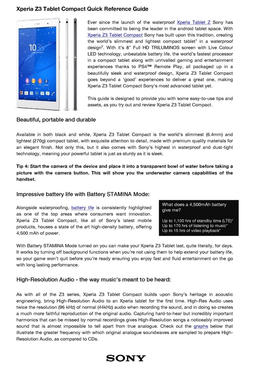 Sony Xperia Z3 Compact User manual