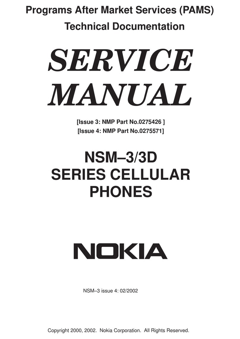 Nokia NSM-3 Service manual