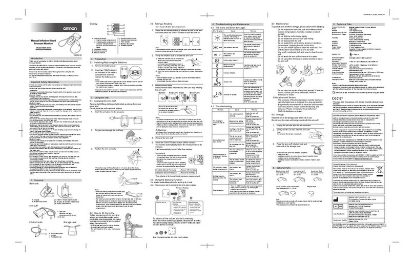 Omron HEM-4030 User manual