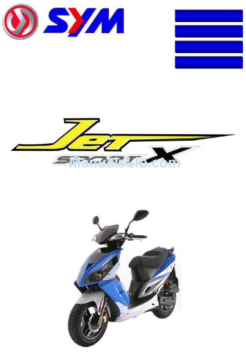Sym Jet Sport X S50 User manual