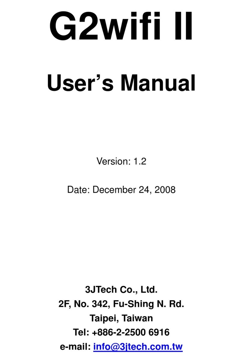 3Jtech G2Wifi II user manual