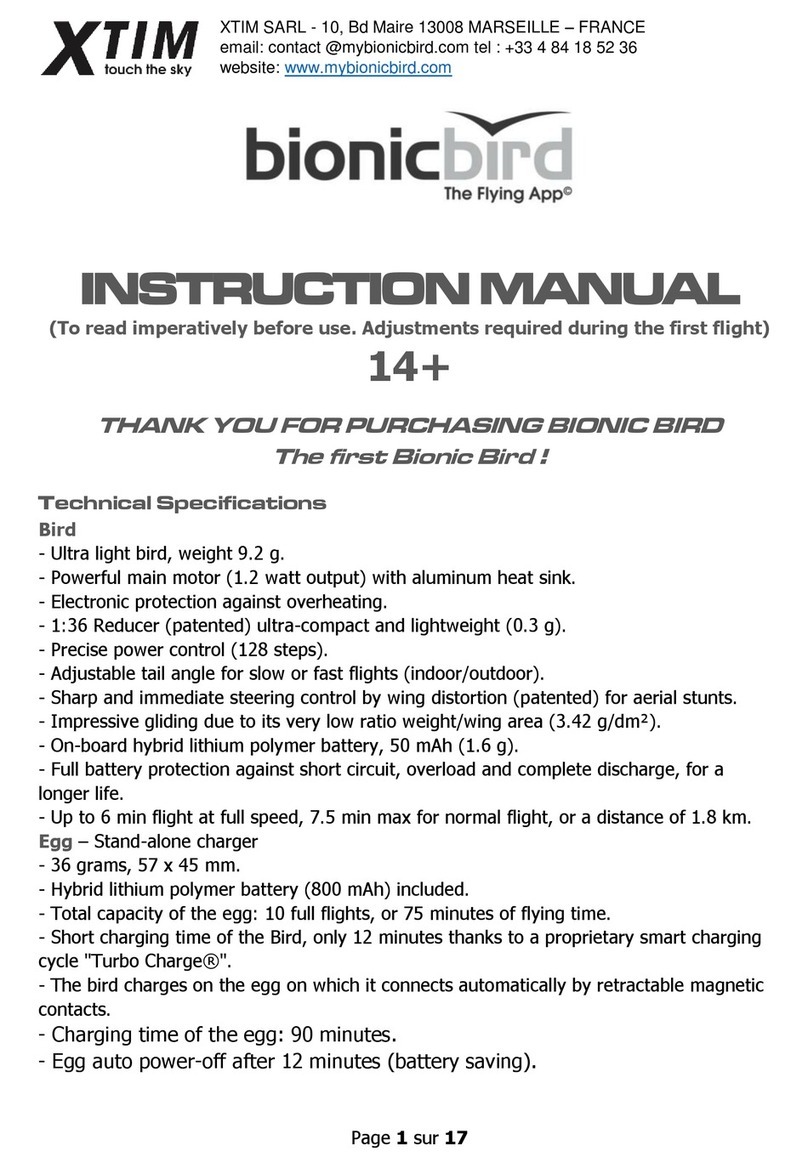 Xtim bionicbird instruction manual