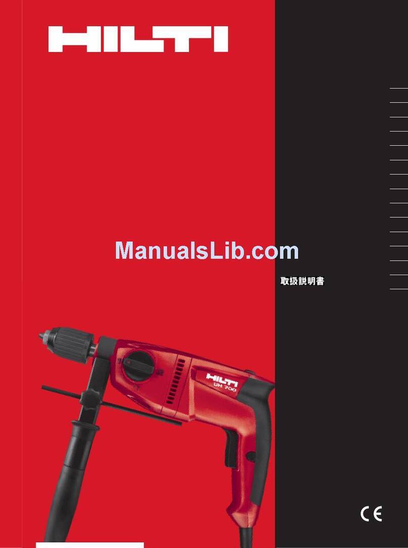Hilti UH 700 User manual