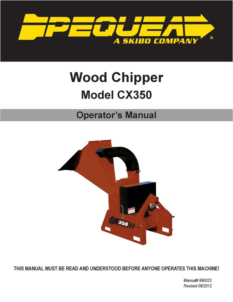 PEQUEA CX350 Operator's manual