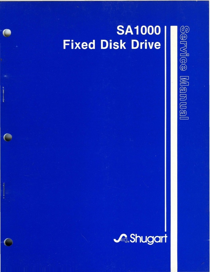 Shugart SA100 Service manual