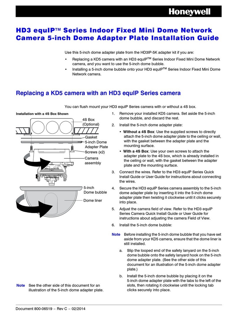 Honeywell HD3 equIP Series Installation guide, operation and maintenance manual