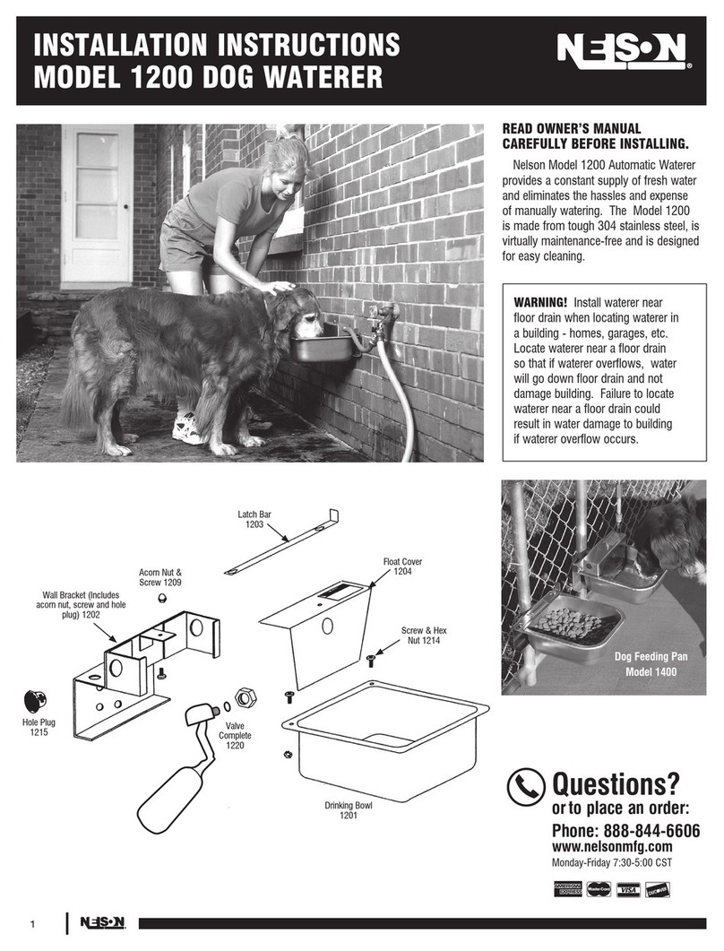Nelson 1200 installation instructions Nelson 1200 installation instructions