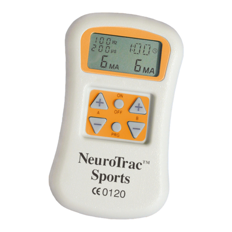 Verity Medical NeuroTrac Sports Operator's manual