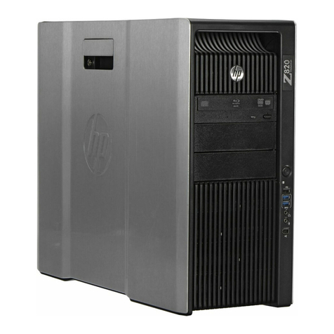 HP Z820 Series User manual HP Z820 Series User manual