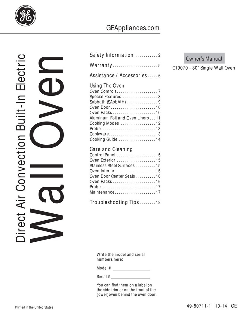 GE CT9070 User manual GE CT9070 User manual