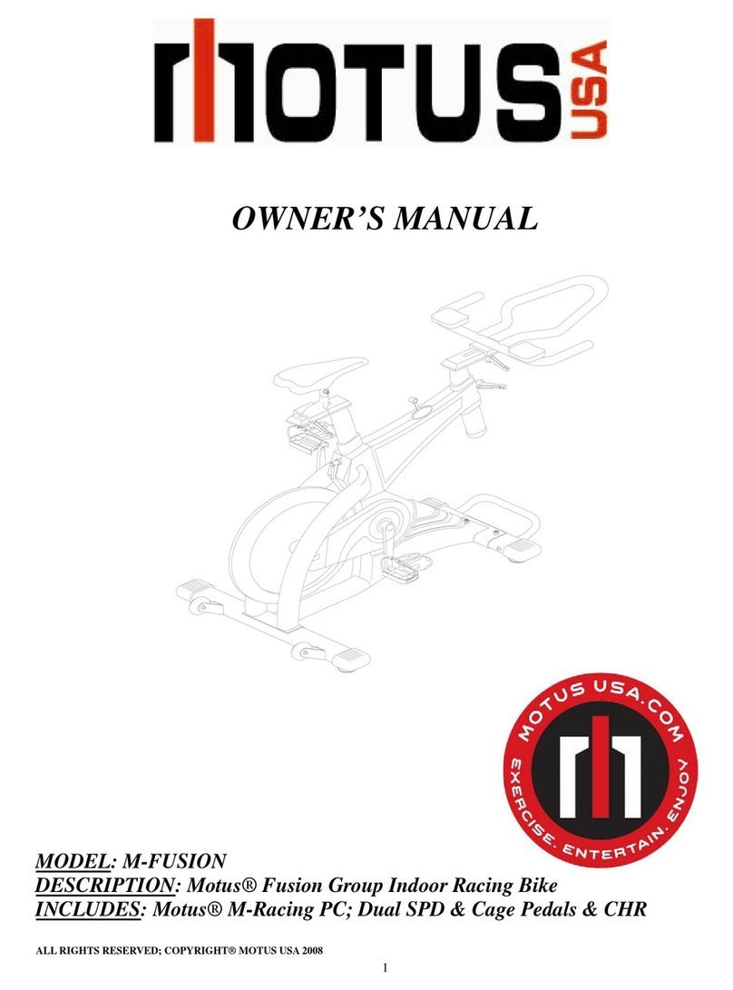 Motus M-FUSION owner's manual