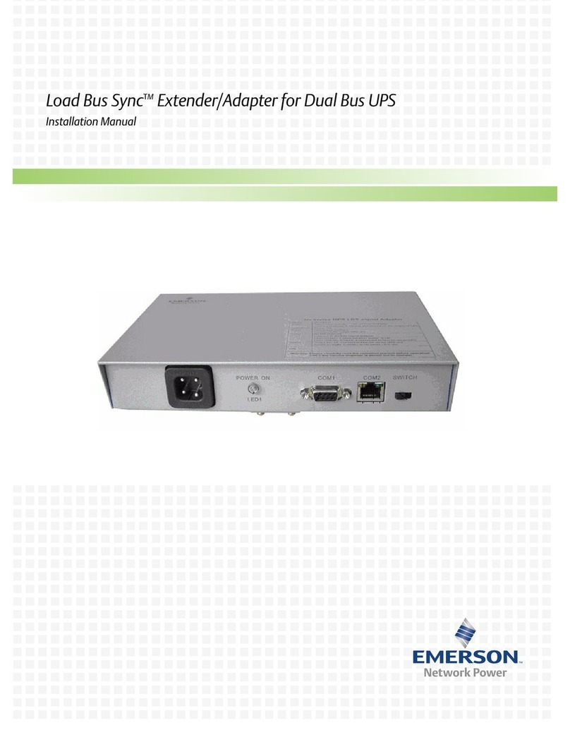 Emerson Load Bus Sync installation manual