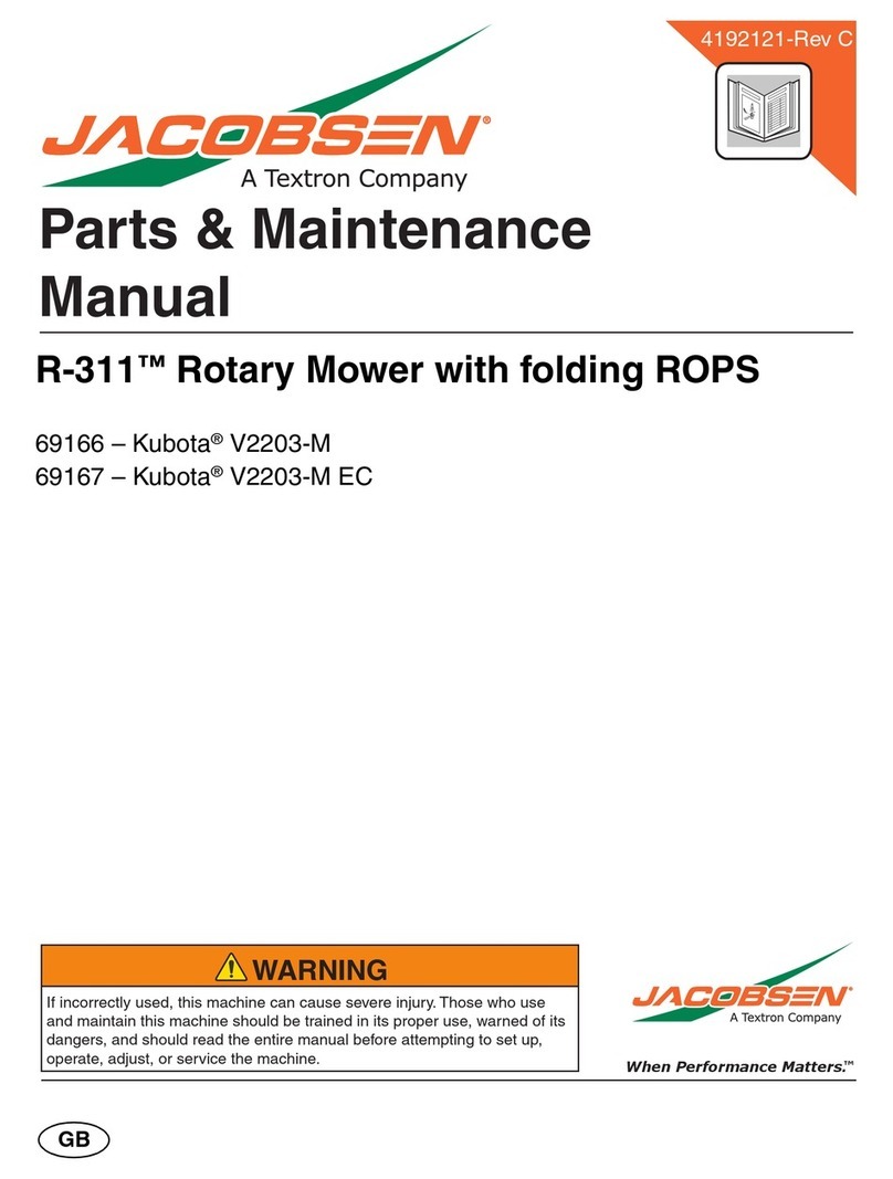 Jacobsen R-311 User manual