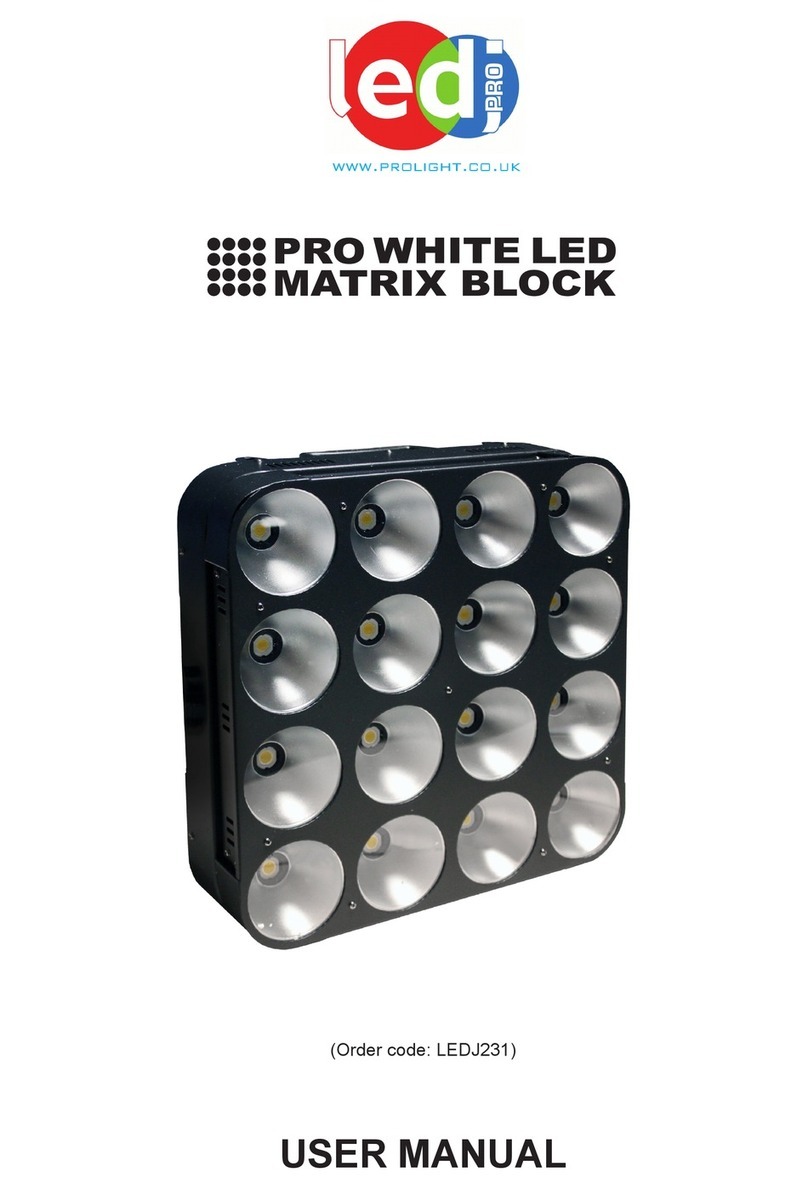 led pro LEDJ231 user manual