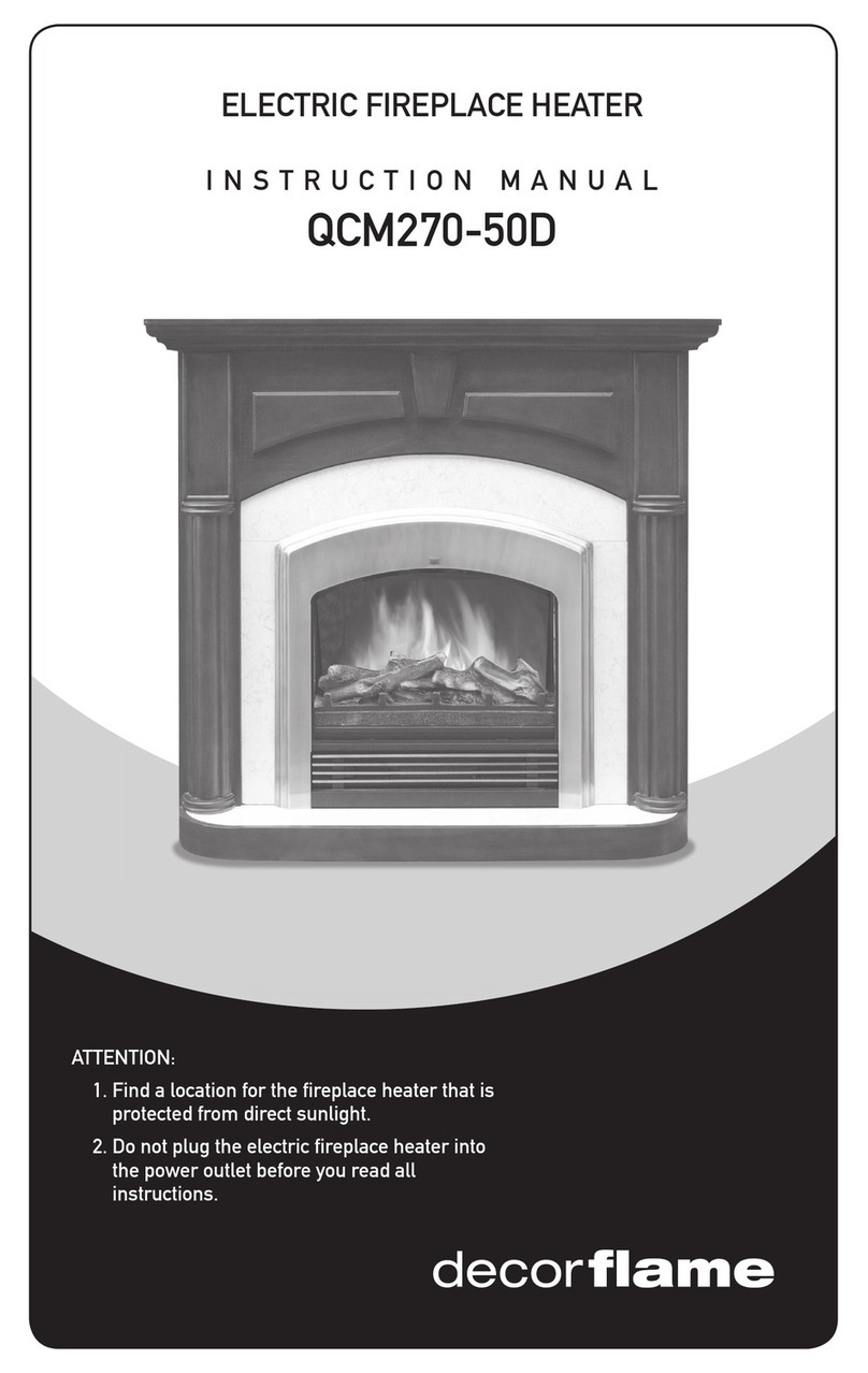 decorflame QCM270-50D instruction manual