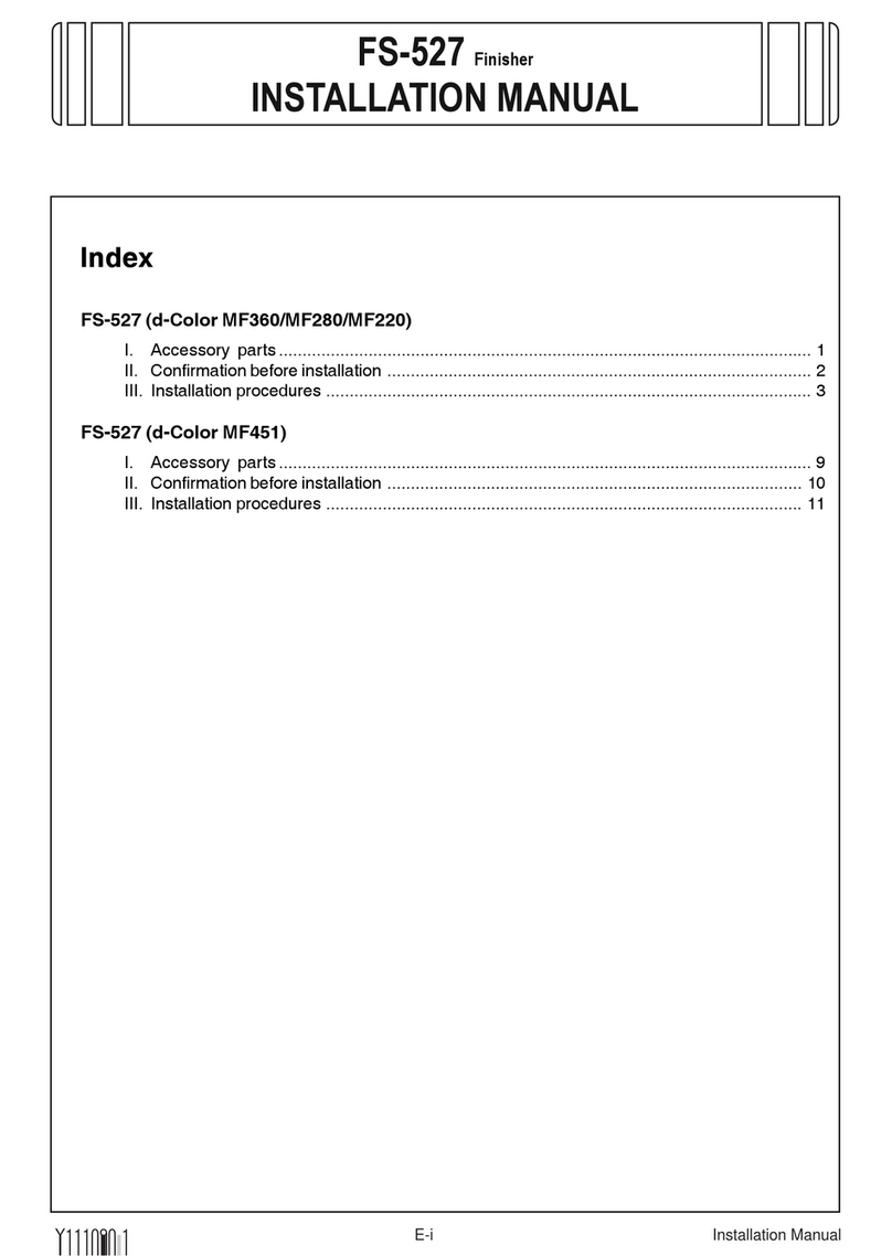 Olivetti FS-527 installation manual