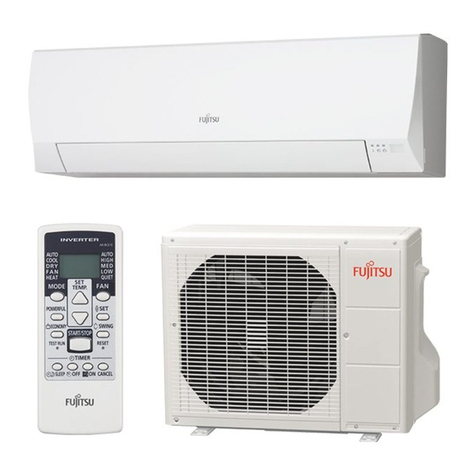 Fujitsu ASYG09LLCA User manual