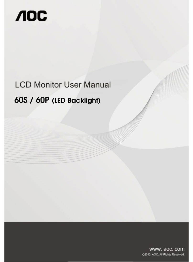 AOC 60S User manual