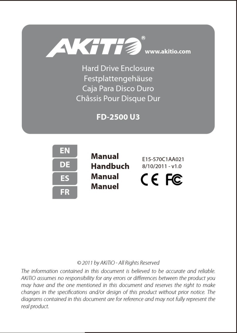 Akitio FD-2500 U3 user manual