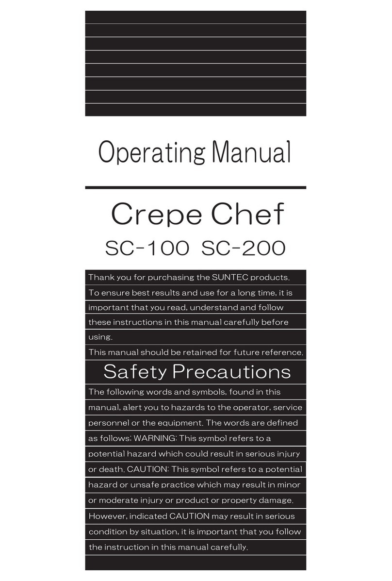 SUNTEC SC-100 operating manual
