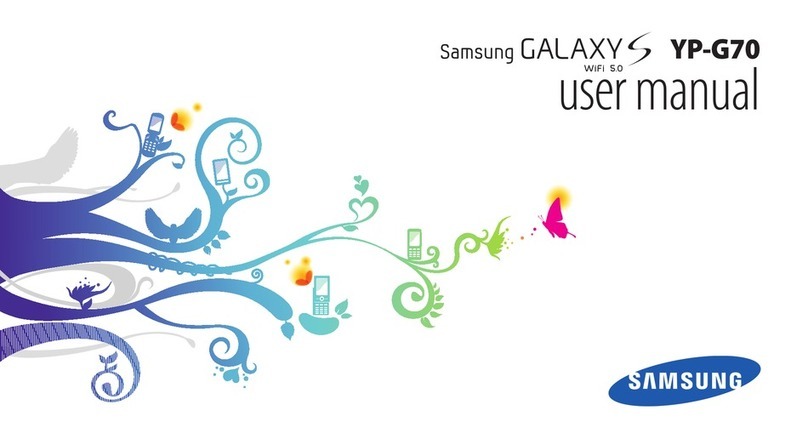 Samsung YP-G70 User manual