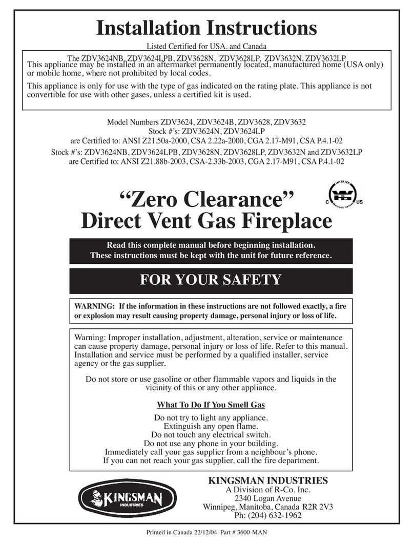 Kingsman ZDV3624 User manual