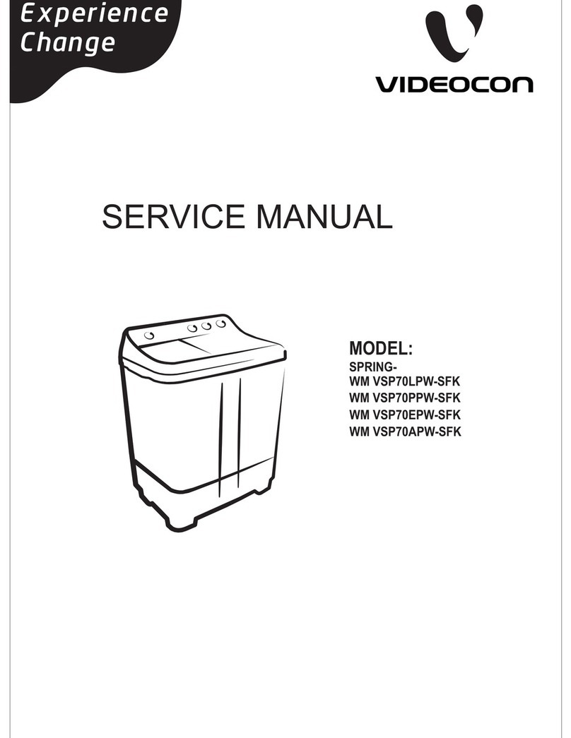 Videocon SPRING-WM VSP70LPW-SFK Service manual
