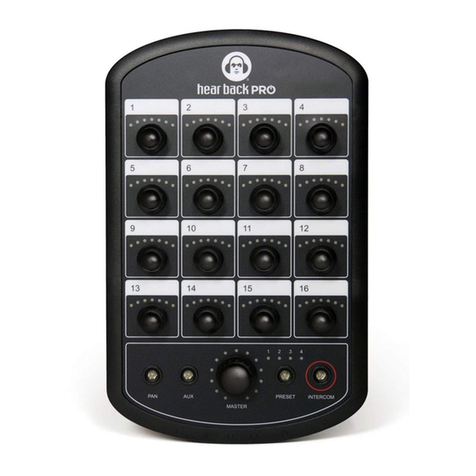 Hear Technologies Hear back pro user guide