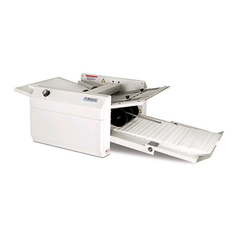 Formax FD 320 Operator's manual