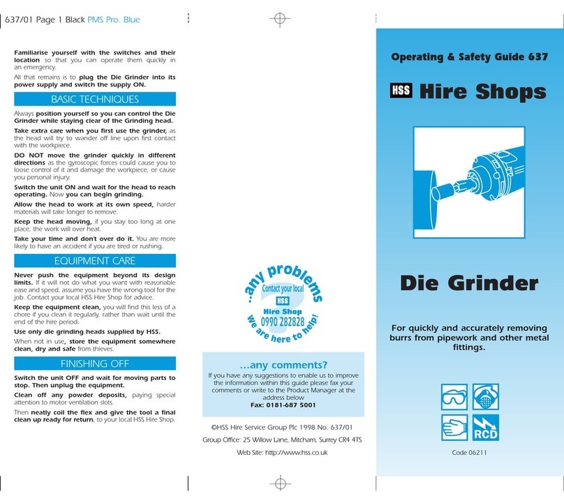 HSS Hire 637 Troubleshooting guide