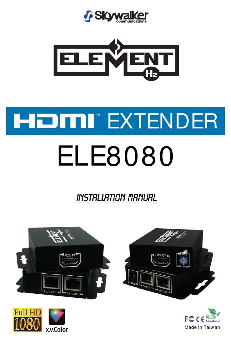 Skywalker Element Hz ELE8080 installation manual