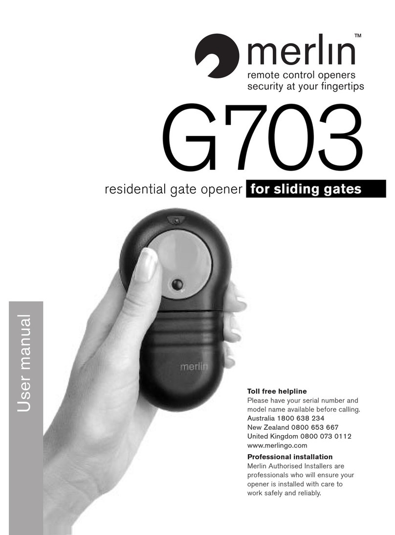 Merlin G703 user manual