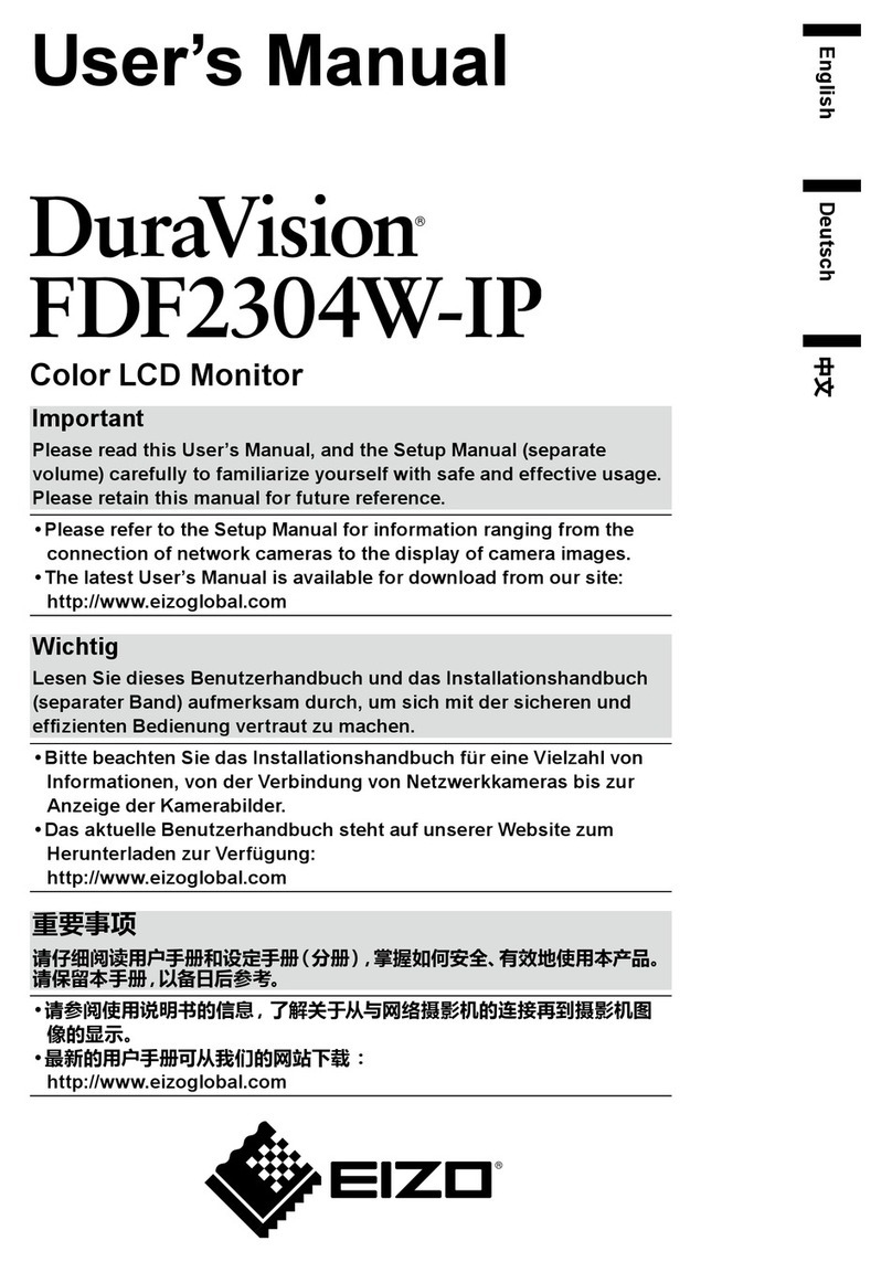 Eizo DuraVision FCF2304W-IP User manual