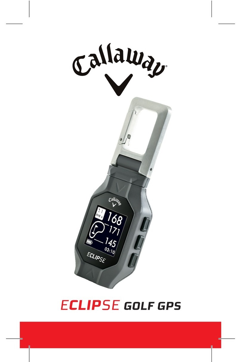 Callaway Golf Eclipse User manual