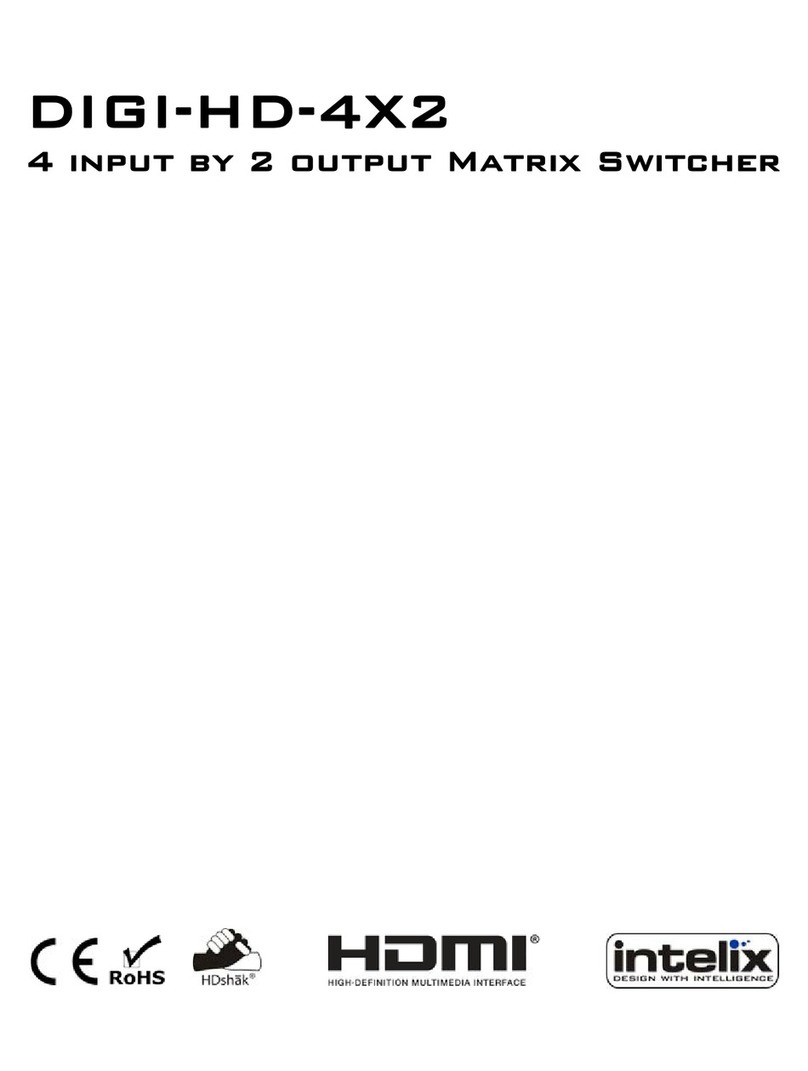 Intelix DIGI-HD-4X2 installation manual