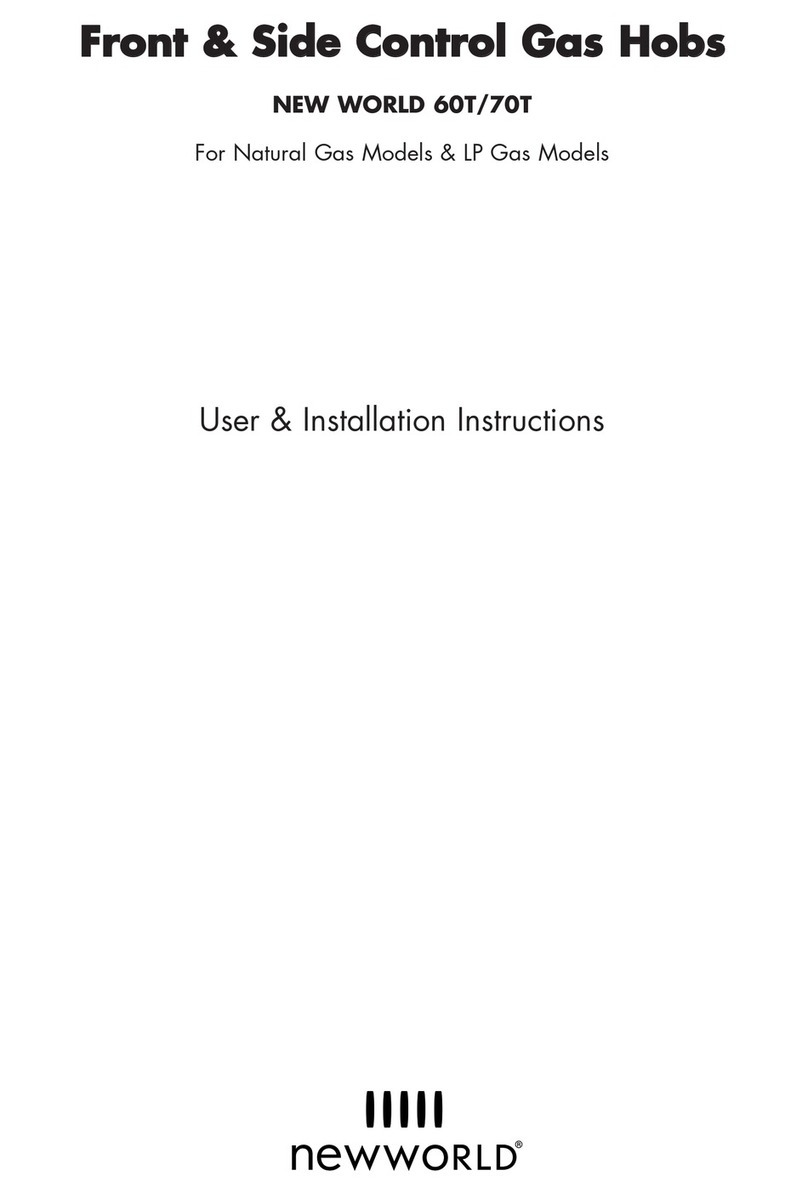 New World 60T User & installation instructions