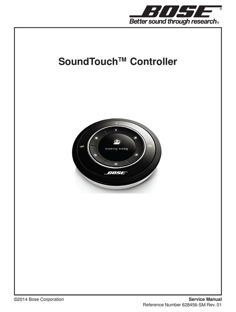 Bose SoundTouch Service manual