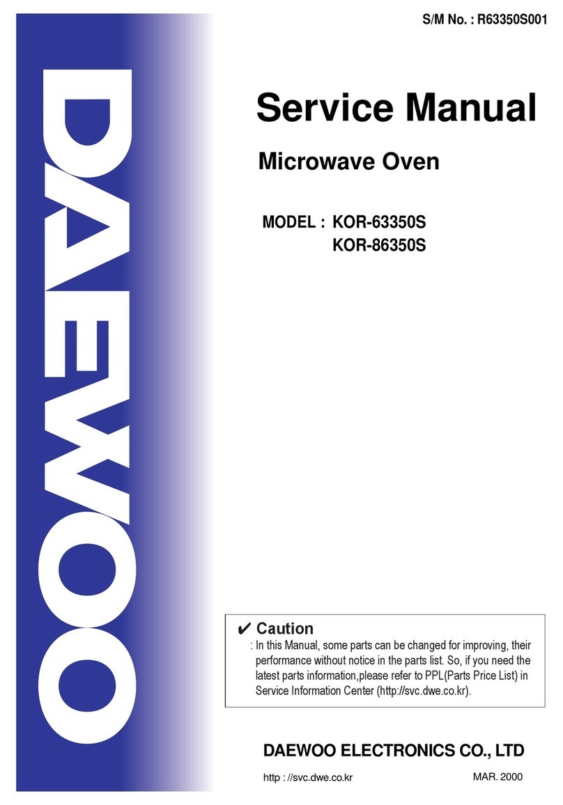 Daewoo KOR-63350S Service manual