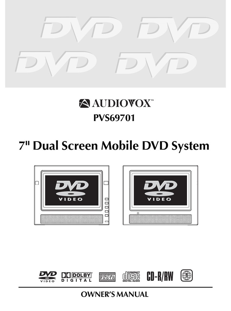 Audiovox PVS69701 User manual