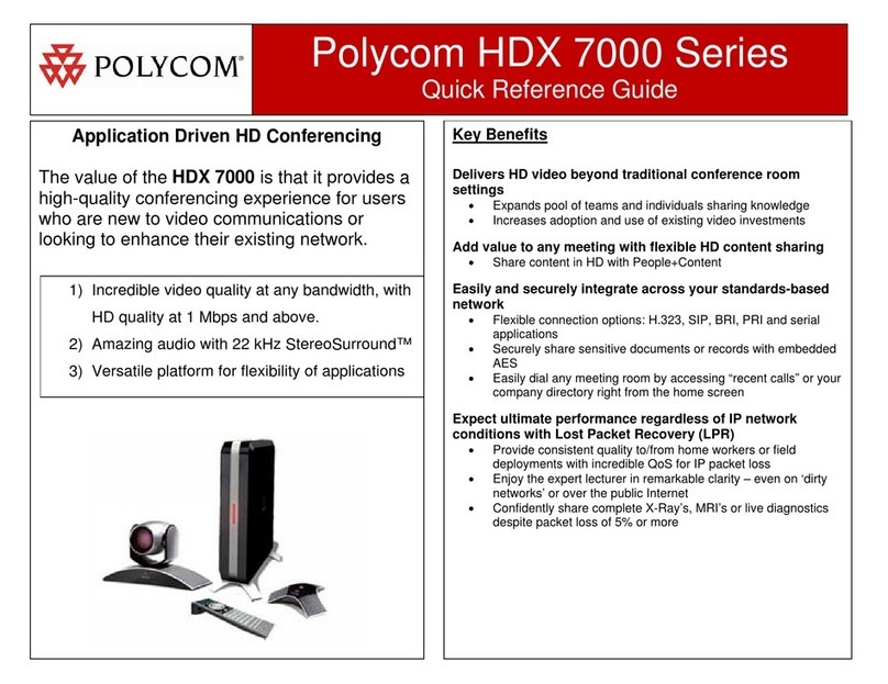 Polycom HDX 7000 Series User manual