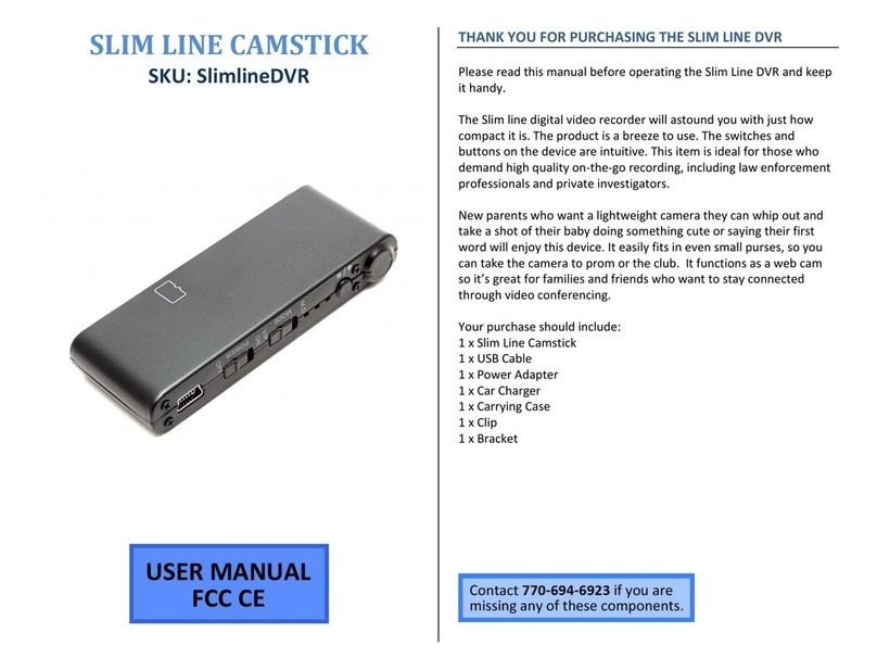 Mini Gadgets SlimlineDVR user manual