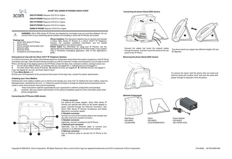 3Com 3503 quick start guide