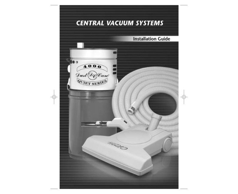 Dust Care 4000 Quiet Series installation guide Dust Care 4000 Quiet Series installation guide