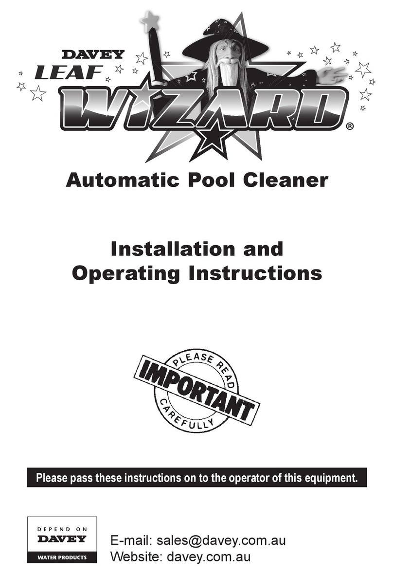 Davey LeafWizard Installation and operating instructions