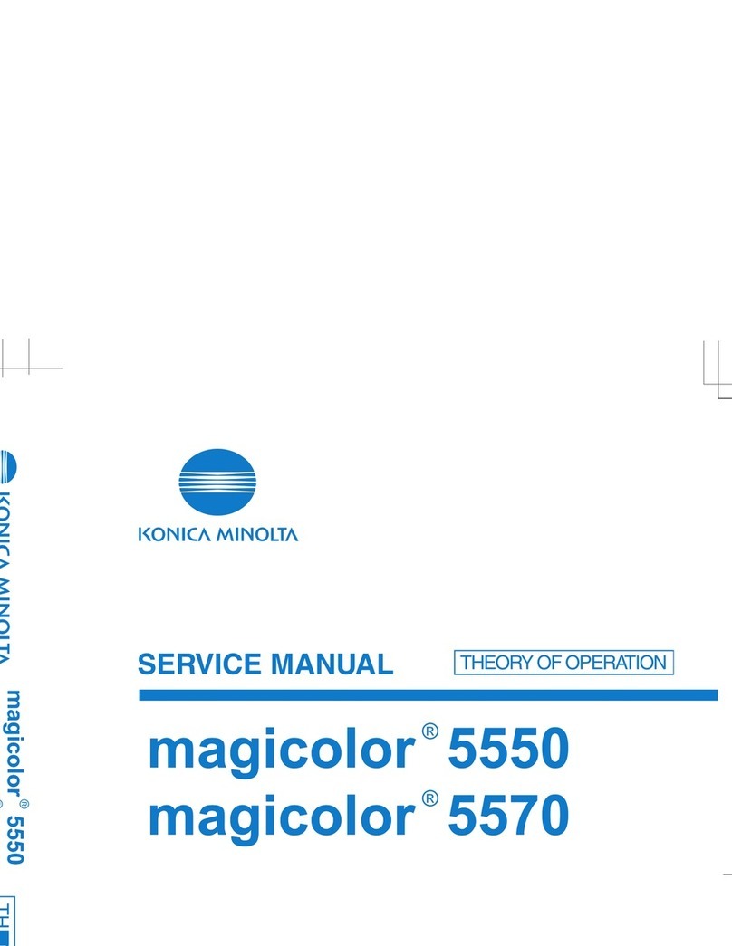 Konica Minolta Magicolor 5550 User manual