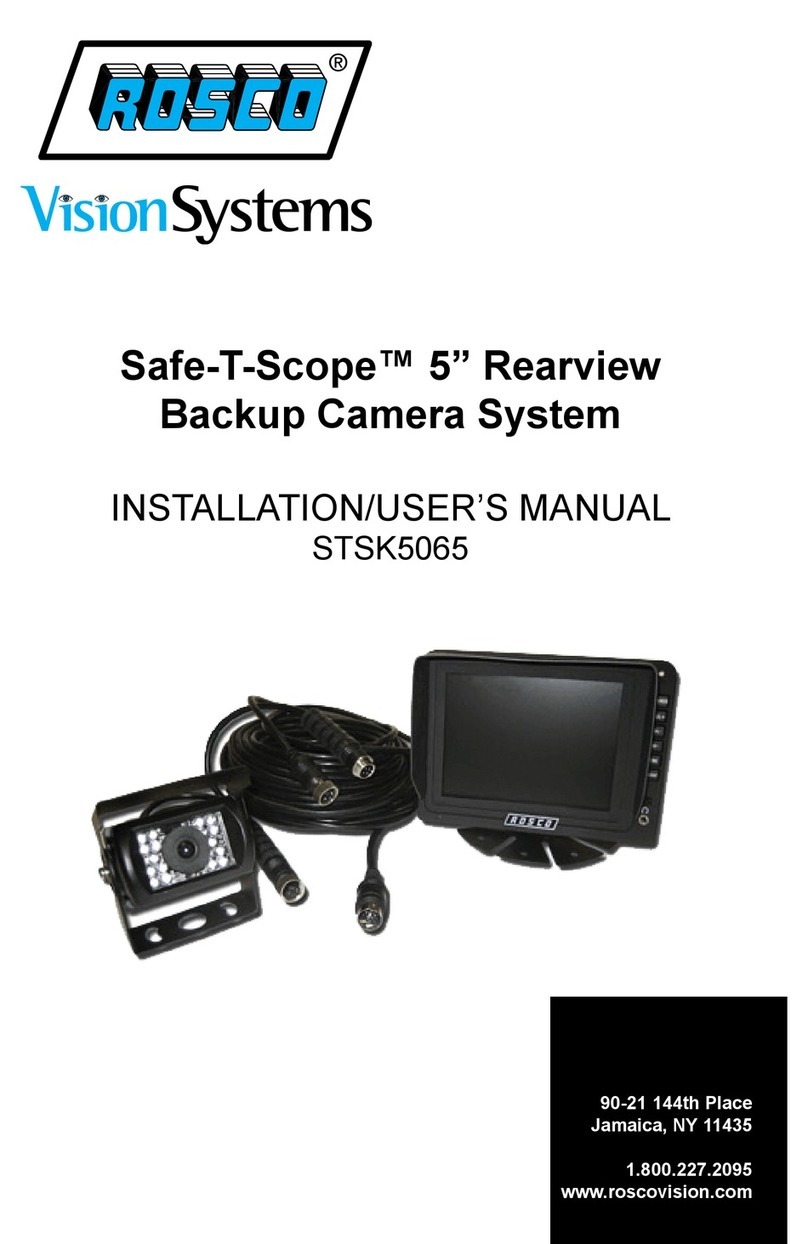 Rosco Vision System Safe-T-Scope STSK5065 Installation & user manual Rosco Vision System Safe-T-Scope STSK5065 Installation & user manual