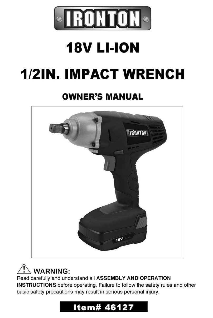Ironton 46127 owner's manual