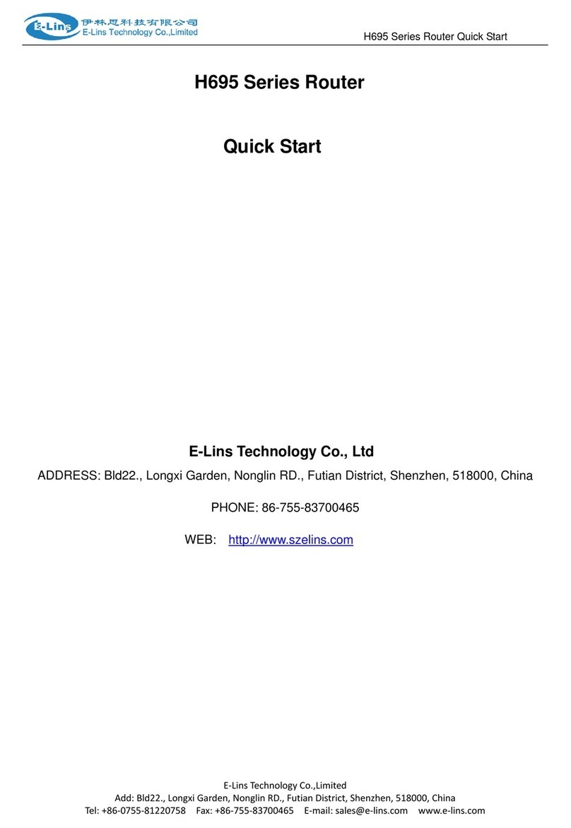 E-Lins H695 Series quick start guide